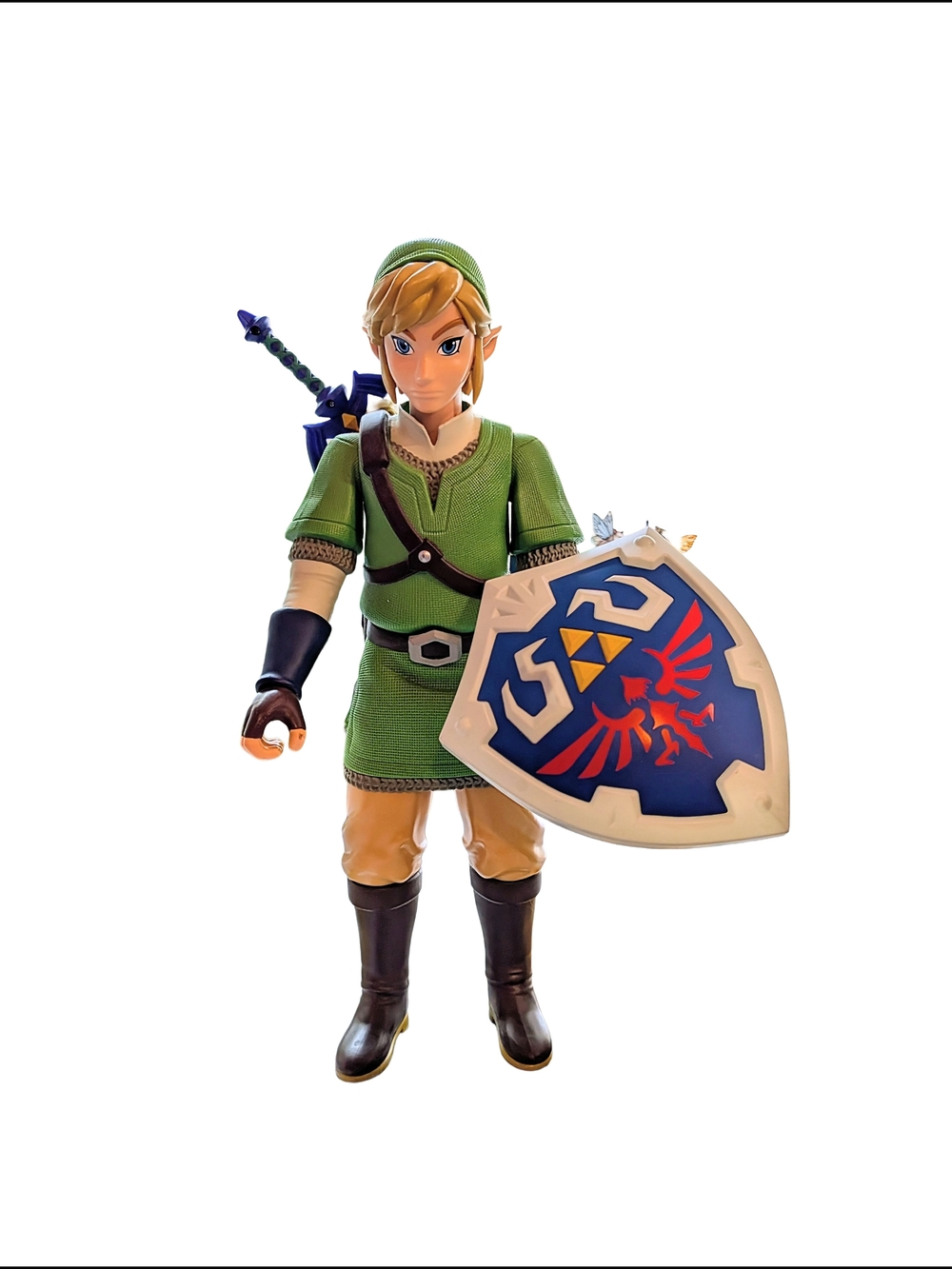 20" Link Action Figure with Blue Hylian Shield and Sword - Picture 2 of 8